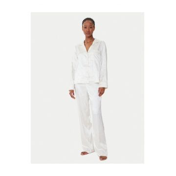 Pijamale dama  ecru - 2 piese