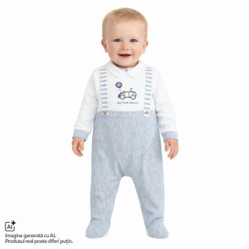 Salopeta bebelusi Chicco deschidere la scutec, Turcoaz, 01132-70MFCI