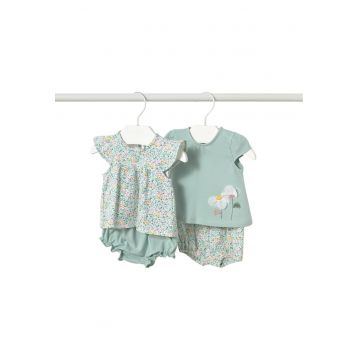 Set 2 Compleuri pentru copii -  1663 26 JADE - bumbac/elastan - verde