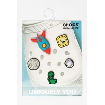 Set de aplicatii decorative de cauciuc Jibbitz™ Sunny Days - 5 piese - Multicolor