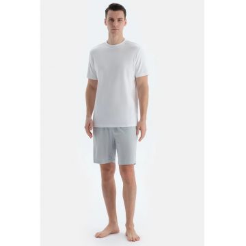 Set de pantaloni scurti de pijama din amestec de modal - 2 perechi - Albastru glaciar/Albastru petrol