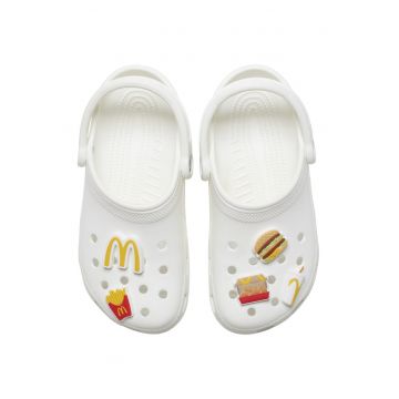 Set de talismane Jibbitz™ - 5 piese - Galben/Maro deschis/Rosu vermillion