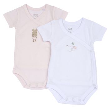 Set doua body-uri Chicco deschidere in fata, Roz, 02083-70MFCI