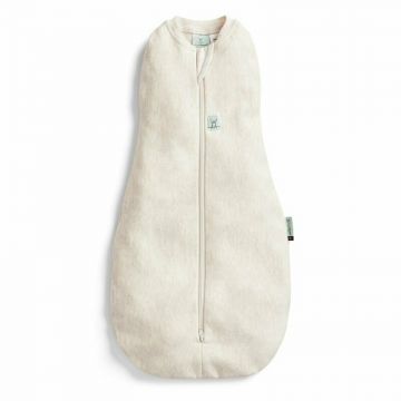 Sistem de infasat si sac de dormit, ErgoPouch, 2 in 1, 0-3 luni, 3-6 kg, TOG 1, Bumbac organic, Fermoar bidirectional, Transformabil, Lavabil la masina, Certificat non-toxic, Premiat in Australia, Crem