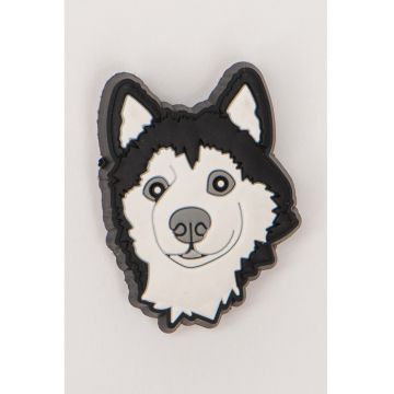 Talisman Jibbitz - Negru/Alb murdar