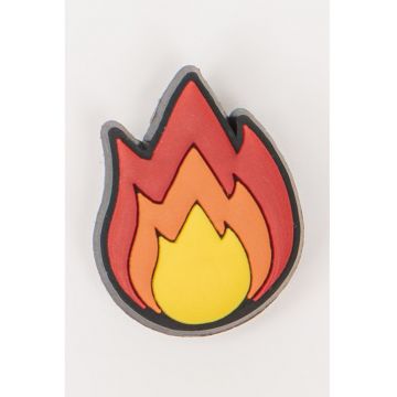 Talisman pentru saboti Jibbitz - Portocaliu/Rosu inchis