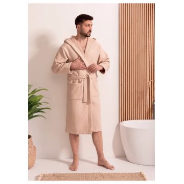 Halat De Baie Unisex Hamari - Bej