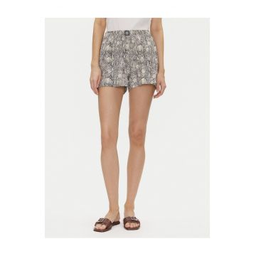 Pantaloni scurti de pijama dama  maro