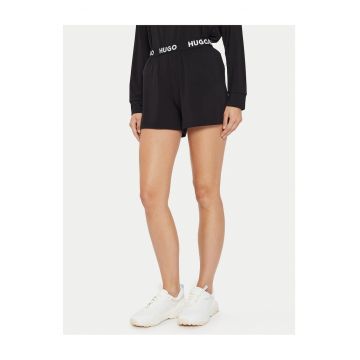 Pantaloni scurti de pijama pentru femei  negru -