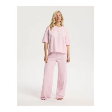 Pijama clasica - dama - Text - Roz - Sleepy
