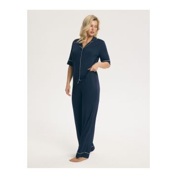 Pijama dama - clasica - bleumarin - Patrice
