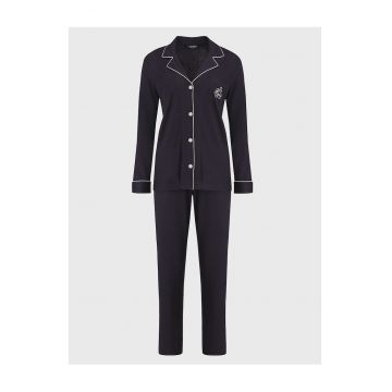 Pijama de dama  bleumarin -