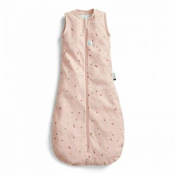 Sac de dormit, ErgoPouch, Jersey, 3-12 luni, 6-10 kg, TOG 0.2, Bumbac organic, Fermoar bidirectional, Lavabil la masina, Croiala slim fit, Certificat non-toxic, Premiat in Australia, Model musetel, Roz