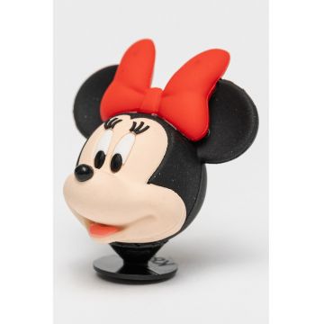 Talisman 3D cu Minnie Mouse Jibbitz™ - Rosu/Negru/Bej deschis