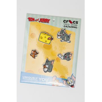 Talisman cu Tom&Jerry Jibbitz™ - Gri deschis/Galben pal