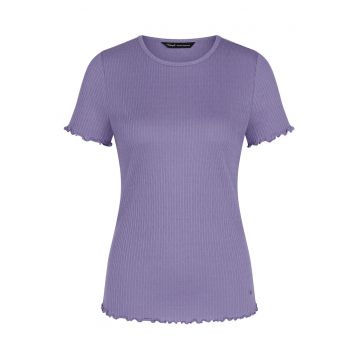 Tricou de pijamale dama -  bumbac si poliester - violet
