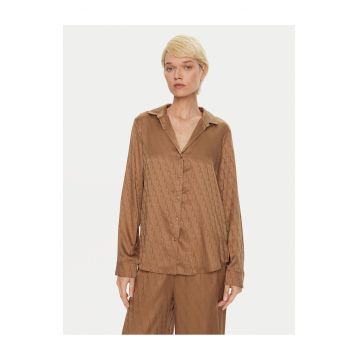 Camasa de pijama de dama -  maro