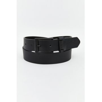 Curea lata din piele ecologica S67934Z4 - Negru