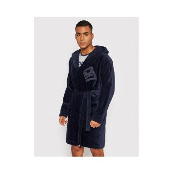 Halat de baie -  albastru - 100% bumbac