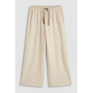 Pantaloni de pijama cu buline - Maro/Bej