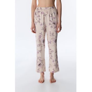 Pantaloni de pijama cu imprimeu floral - Multicolor