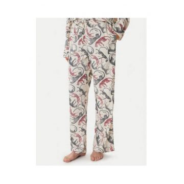 Pantaloni de pijama cu imprimeu