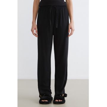 Pantaloni de pijama din bumbac - Negru
