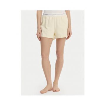 Pantaloni scurti de pijama cu banda logo in talie