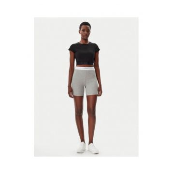 Pantaloni scurti de pijama cu logo -