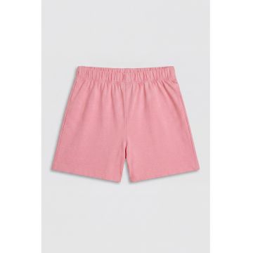 Pantaloni scurti de pijama din bumbac - Roz prafuit