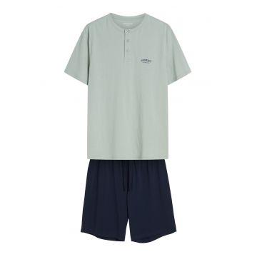 Pijama barbati Clasica Park - Verde