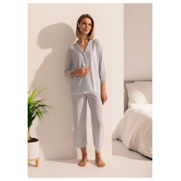 Pijama Clara Micromodal pentru Dama - Floral