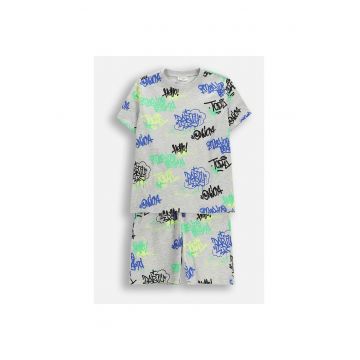 Pijama copii -  piese - multicolor - Multicolor