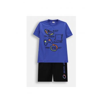 Pijama copii  set piese - bumbac - Multicolor