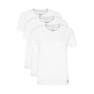 Set de 3 tricouri de pijamale dama  alb
