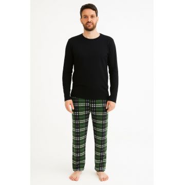 Pantaloni de pijama din bumbac cu imprimeu