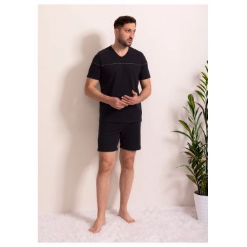 Pijama Barbati Alin Bumbac Bleumarin - Bleumarin