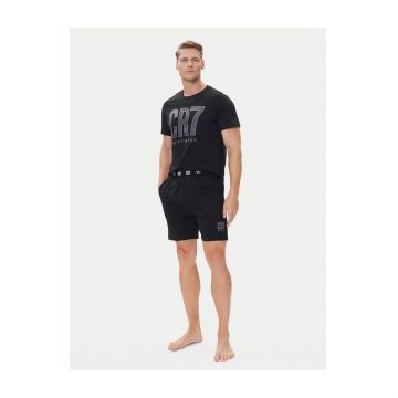 Pijama barbati Cristiano Ronaldo Cr7 - negru -