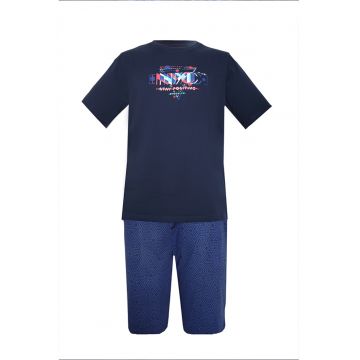 Pijama barbati  PBV41 - Albastru inchis