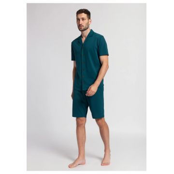 Pijama Barbati Vlad Bumbac - Verde