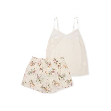 Pijama dama  Alb crem - Floral