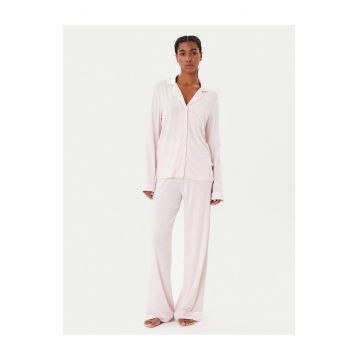 Pijamale dama  roz - 2 piese