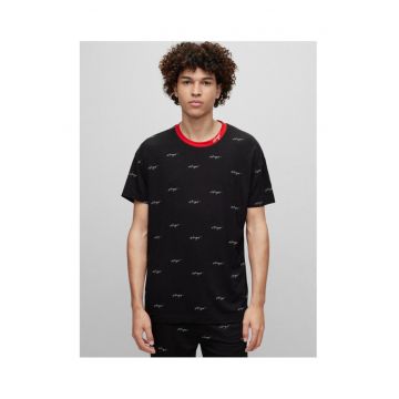 Tricou de pijama -  negru