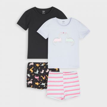 Sinsay - Set de 2 pijamale - Negru