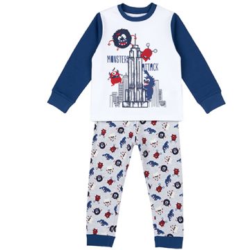 Pijama copii Chicco, 31363-61MCU, Alb