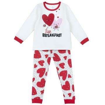 Pijama copii Chicco, alb, 31401-63MCU