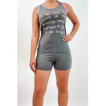 Pijama Dama 30363 Gri | Ulus