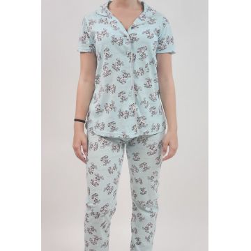 Pijama Dama 416 Albastru Deschis | Ulus