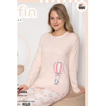 Pijama Dama 9005 Bej | Fashion