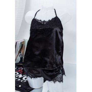 Pijama Dama sexy cu dantela S-11 Negru | Fashion